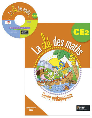 CLE DES MATHS CE2 PACK GUIDE LIV + CD (LA)
