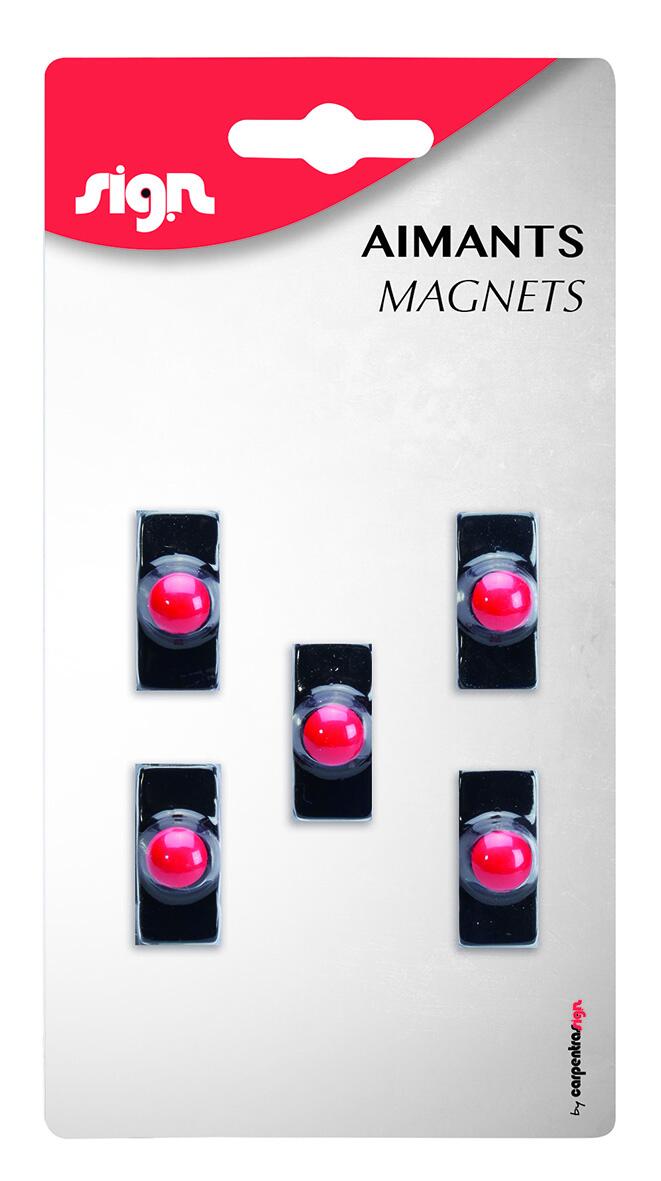 Aimants, plots magnétiques, punaises magnétique, crochets