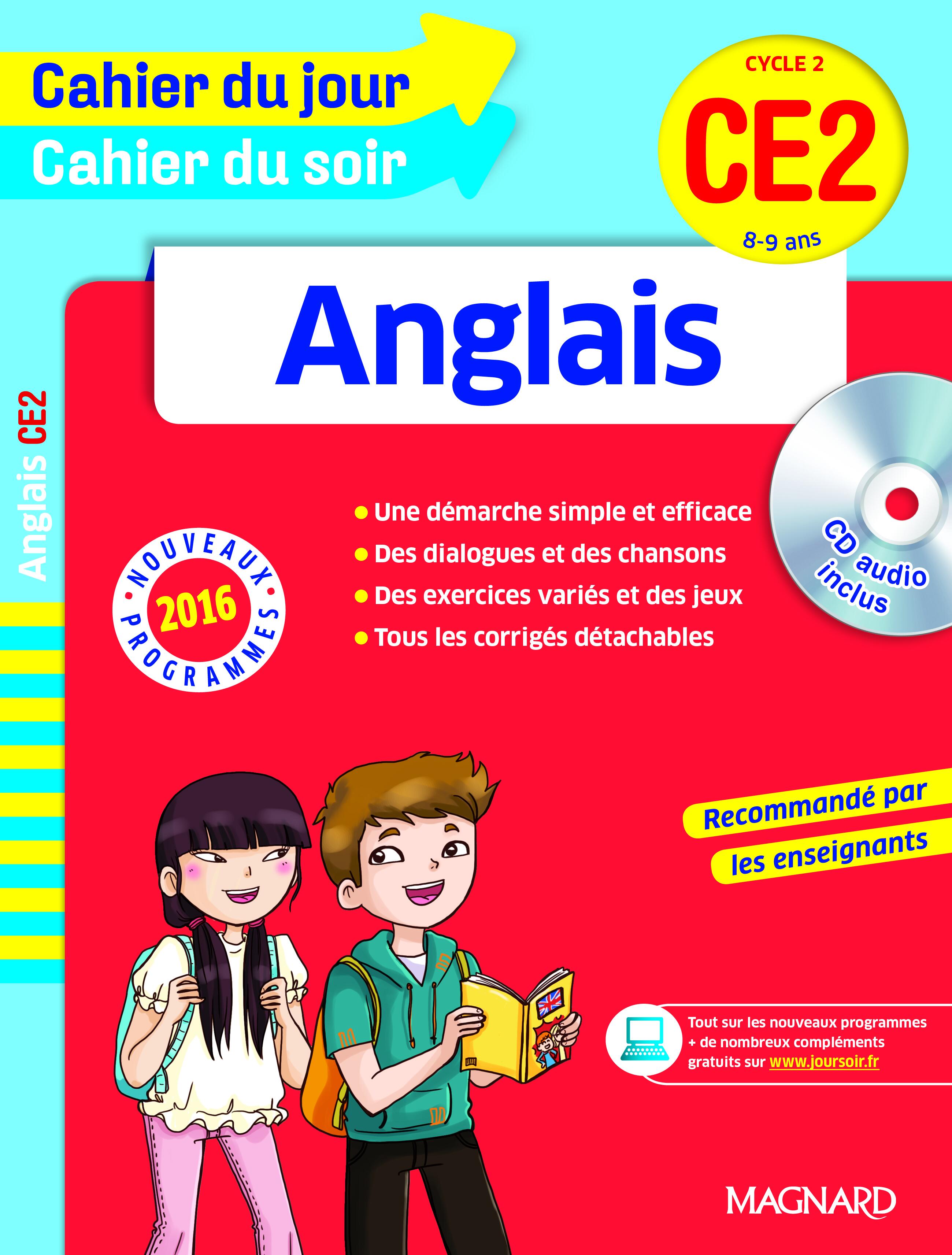 Cahier Du Jour Cahier Du Soir 9782210753730 - ANGLAIS CE2 - CAHIER DU JOUR CAHIER DU SOIR - CONCU ET RECOMMANDE PAR LES ENSEIGNANTS