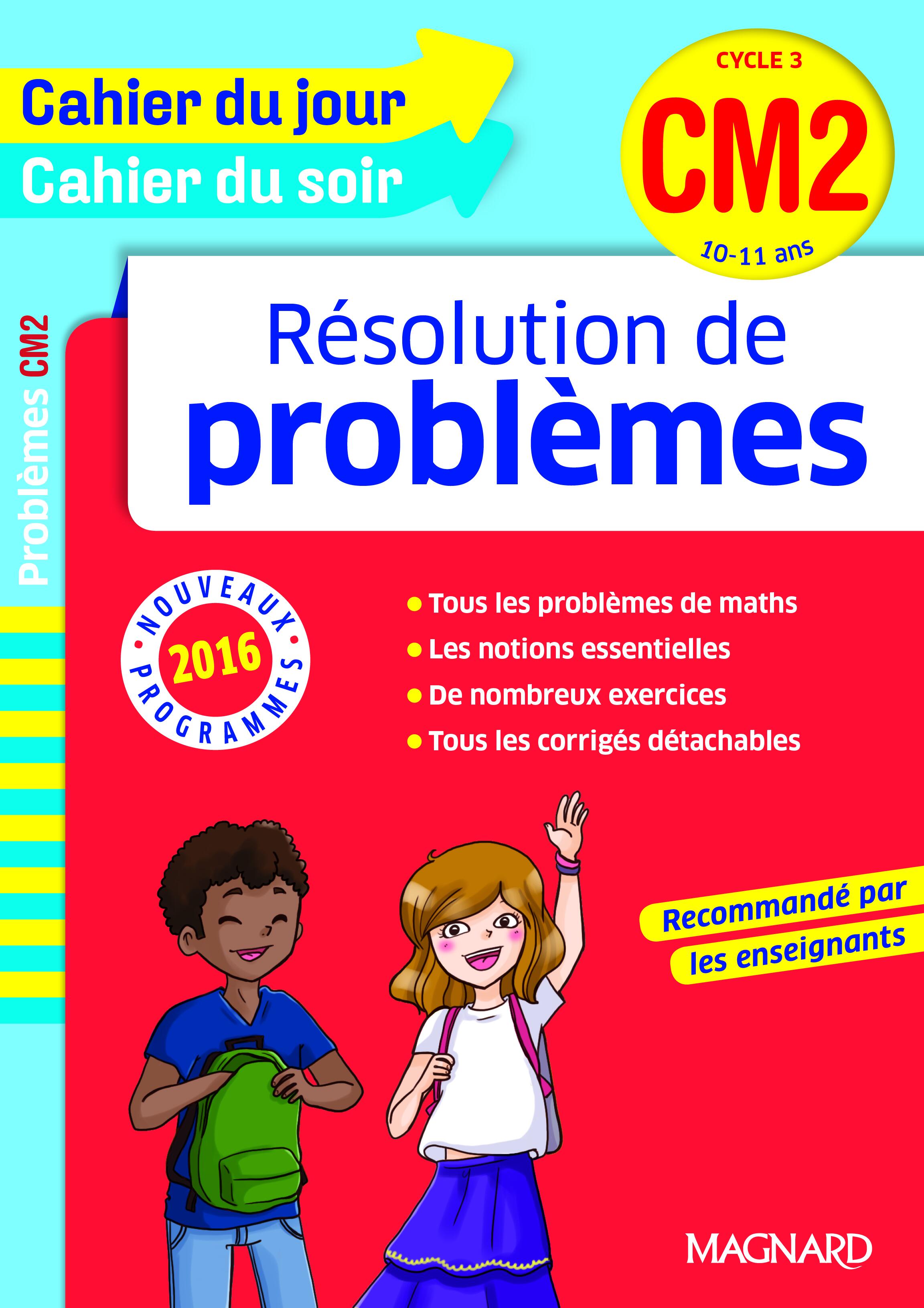 Cahier Du Jour Cahier Du Soir Cm2 9782210753457 - CAHIER DU JOUR/CAHIER DU SOIR - RESOLUTION DE PROBLEMES CM2