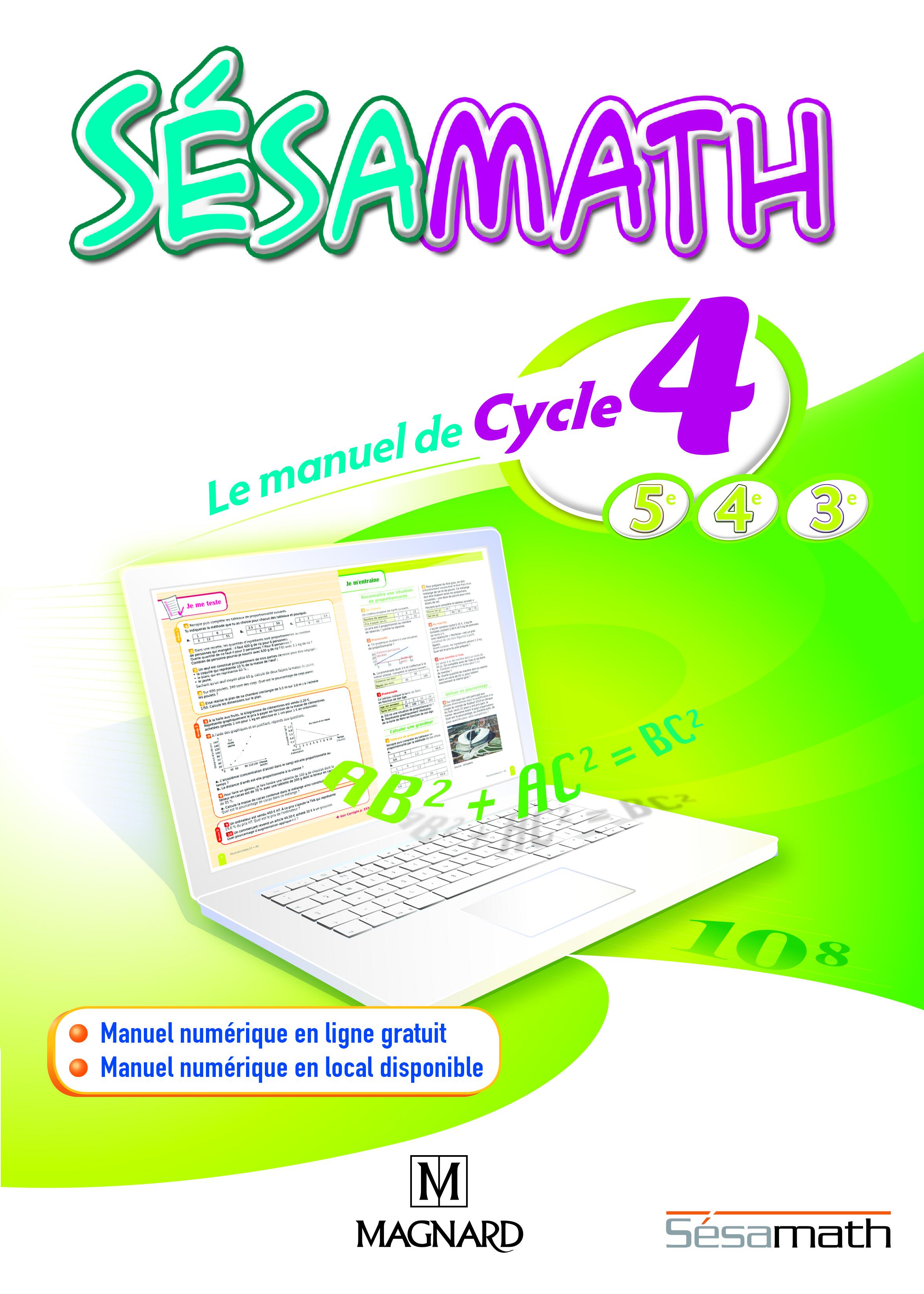 SESAMATH CYCLE 4 (2016) - MANUEL ELEVE