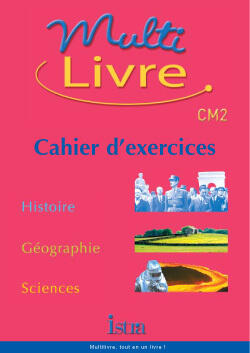 MULTILIVRE HISTOIRE-GEOGRAPHIE SCIENCES CM2 - CAHIER D'EXERCICES - EDITION 2004 - HISTOIRE - GEOGRAP