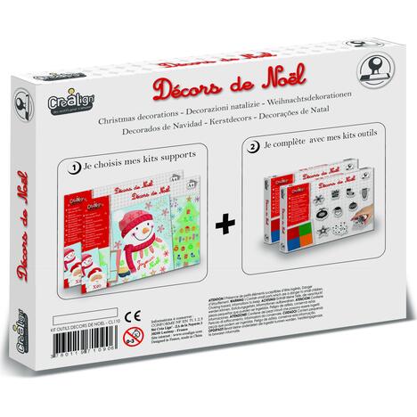 Kit outil tampons : décors de Noël