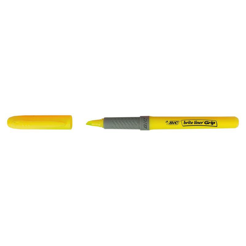 Surligneur poche fluo HIGLITHER GRIP - jaune