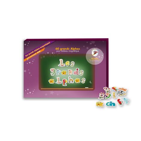 GRANDS ALPHAS MAGNETIQUES POUR TABLEAU (LES)