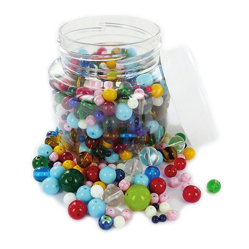 Bocal 300 g perles rondes MIX 10