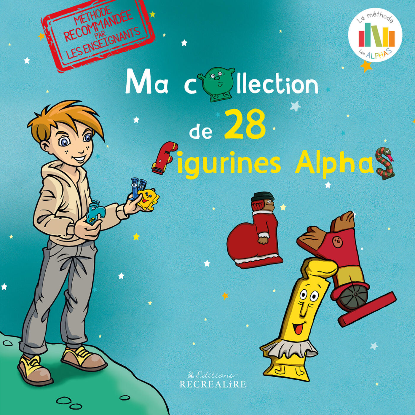 MA COLLECTION DE 28 FIGURINES ALPHAS - LA METHODE DE LECTURE LES ALPHAS GS-CP