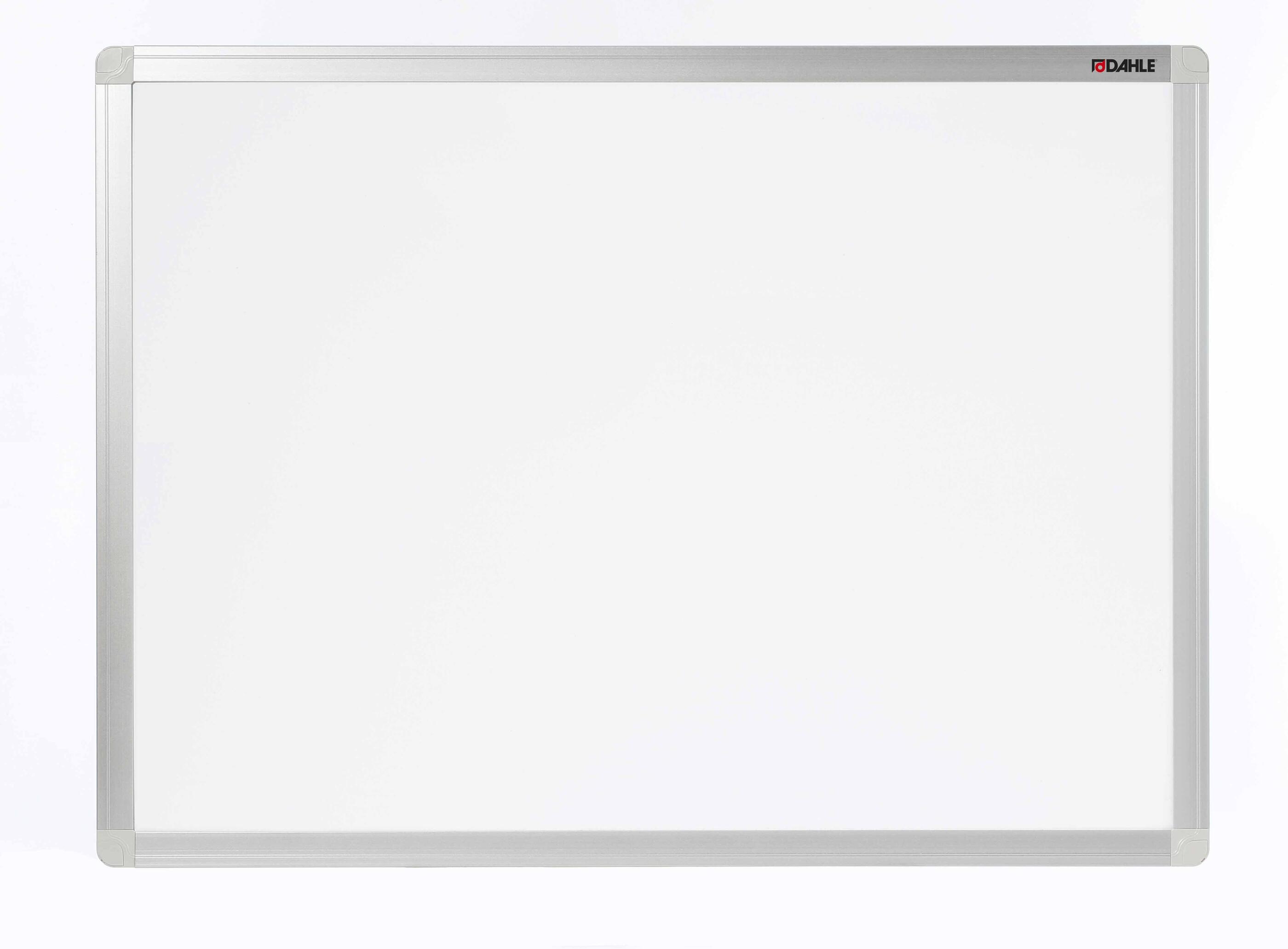 Tableau blanc magnétique cadre alu - 60 x 90 cm -