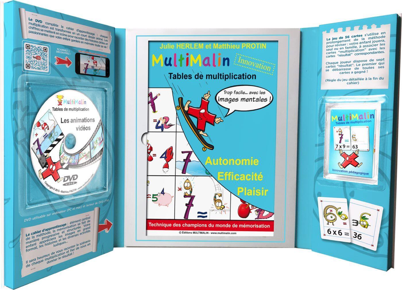 9791091908085 COFFRET MULTIMALIN TABLES DE MULTIPLICATION