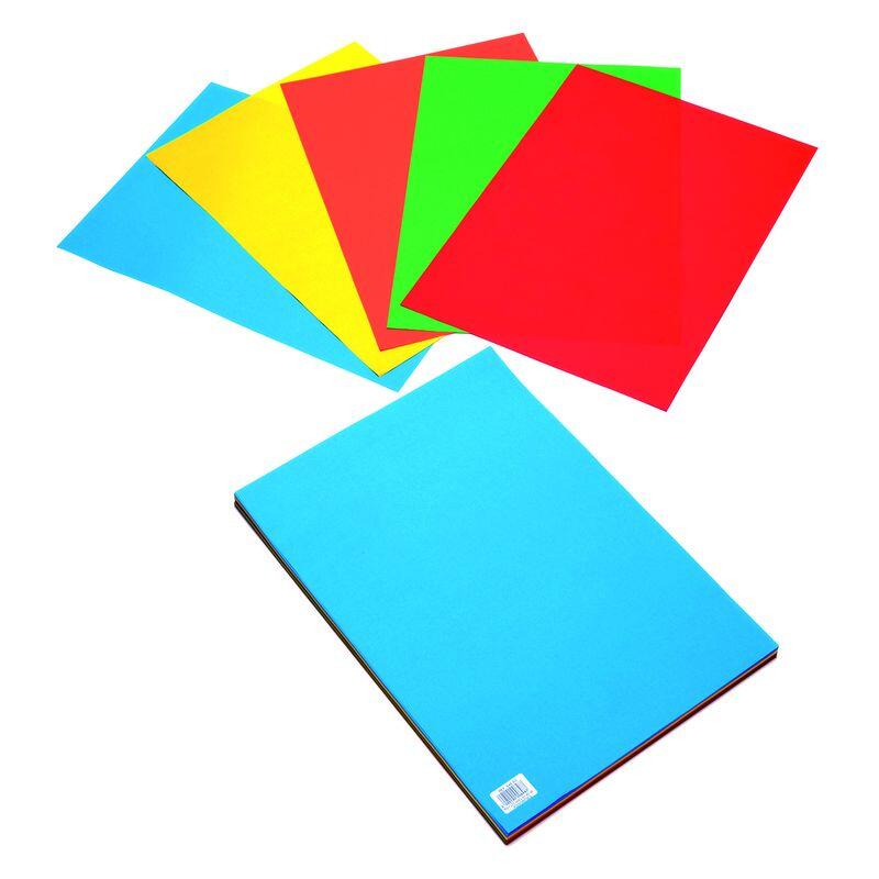 Ramette 100 feuilles - Format 42 x 29,7 - 80 g - 5 couleurs vives