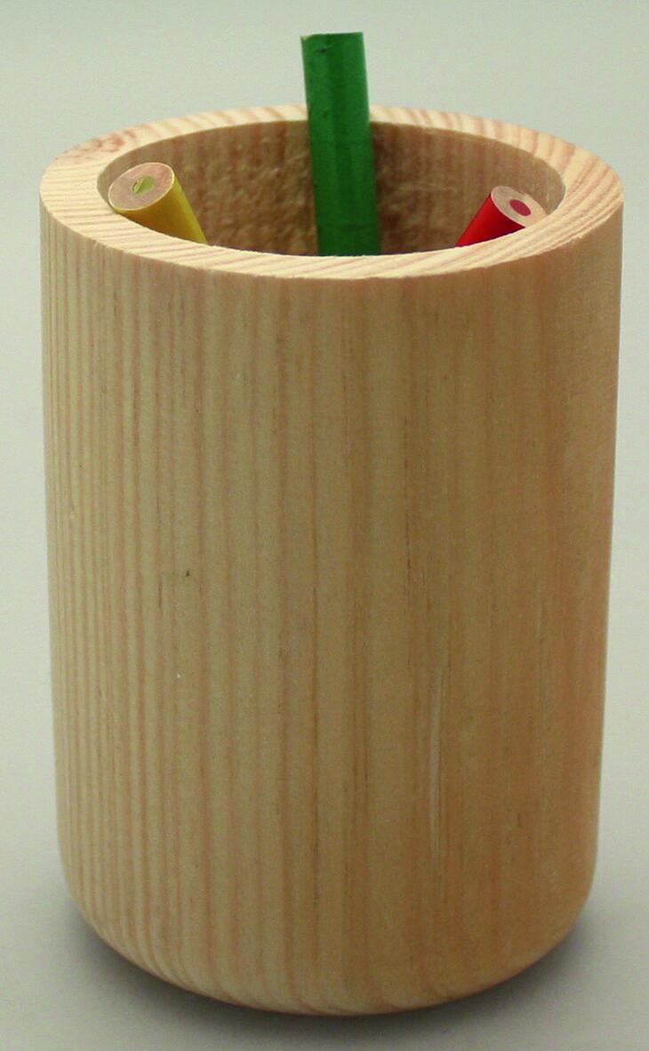 Pot à crayons cylindrique ht 90 mm x 60 mm