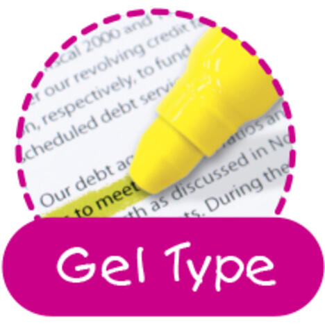 Surligneur gel - Jaune