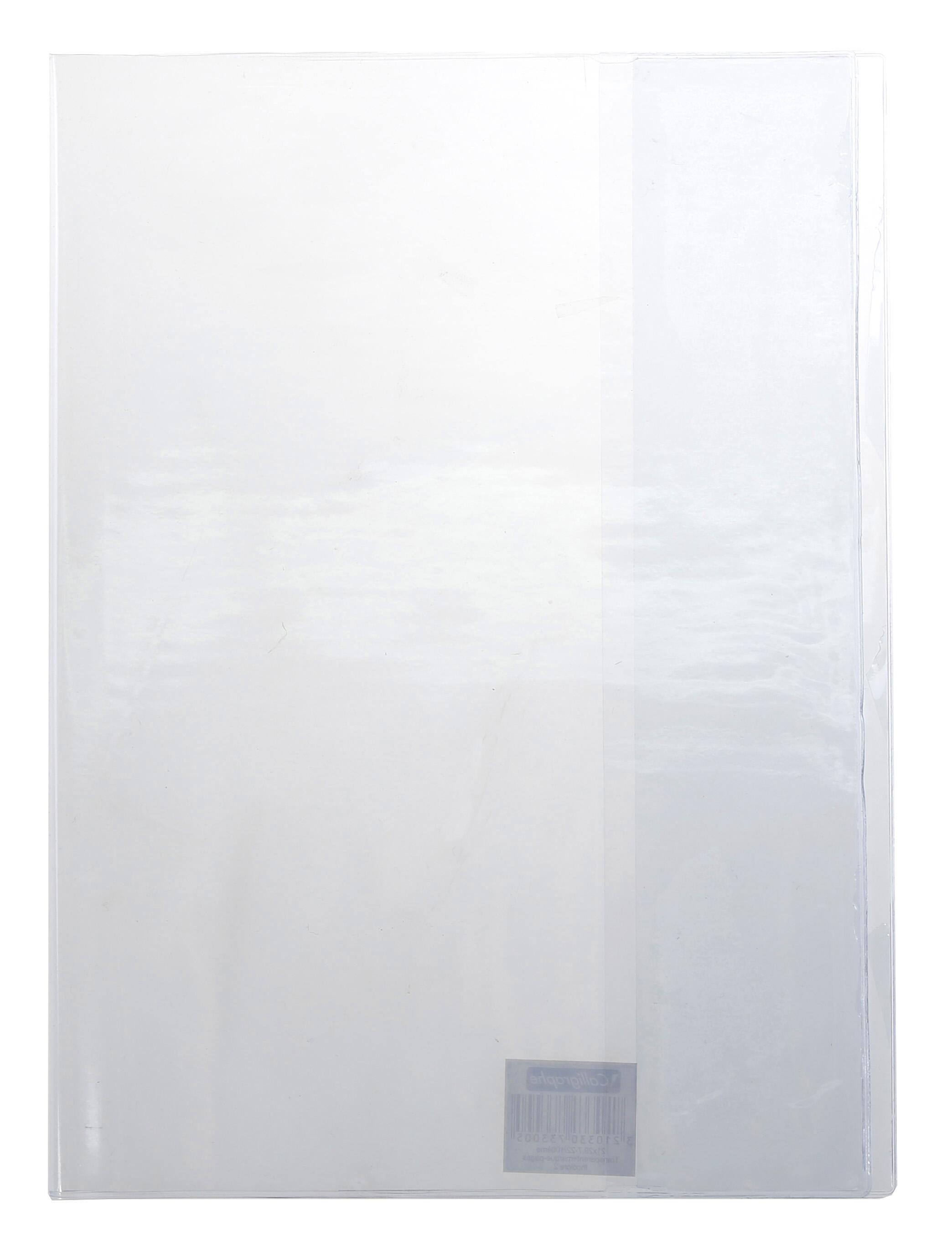 Protège-cahier nylon   - 21x29,7 - Cristal incolore