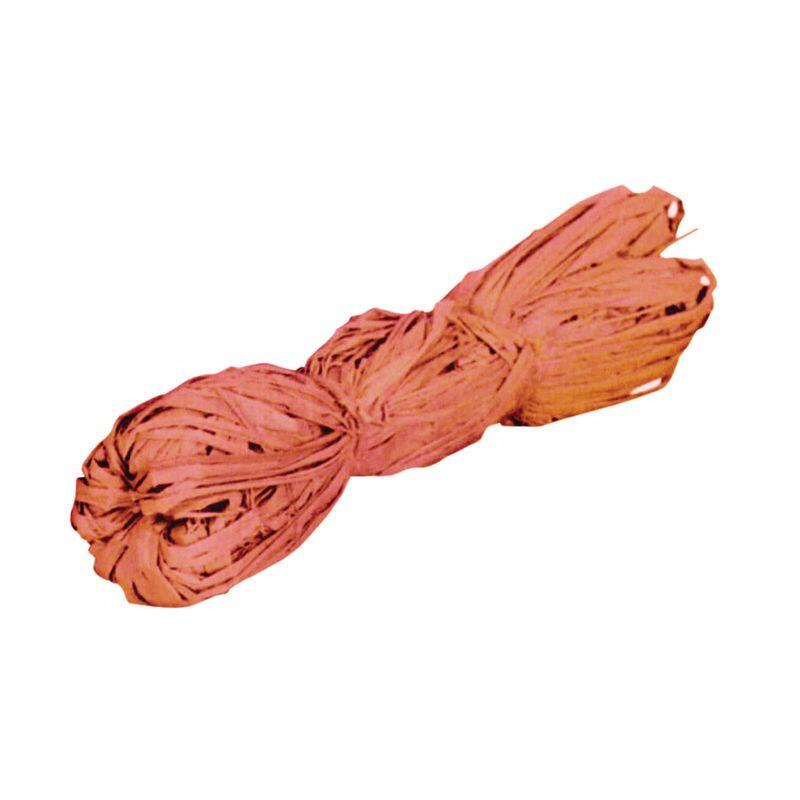 733250 - Bobine de 50g raphia naturel - rouge