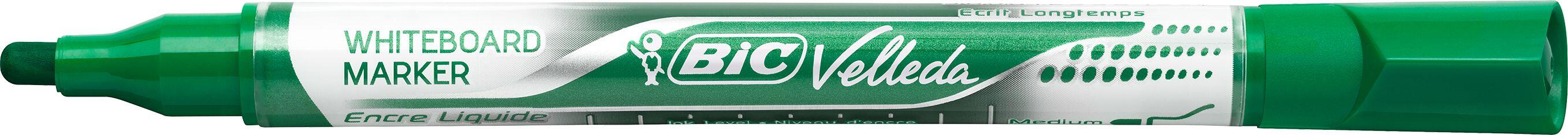 Marqueur pocket Bic encre liquide - pointe ogive - Vert