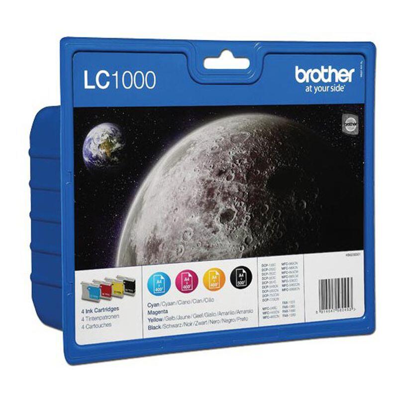 Pack cartouches 4 couleurs LC1000VALBP