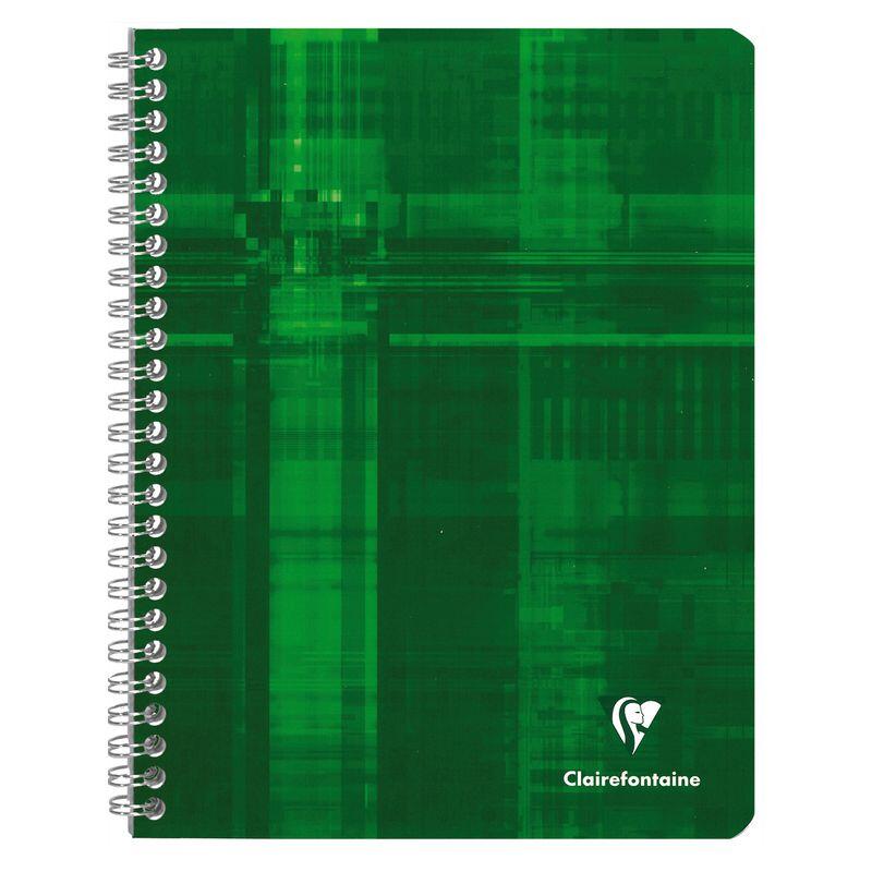 Cahier CLAIREFONTAINE - 17 x 22 - 90g - 100 p - Séyès - Spirales