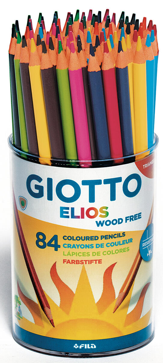 Giotto Stilnovo - - Crayons noirs et crayons de couleurs