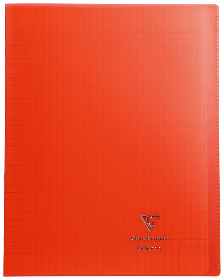 Piqure  24x32 - 90g - 96 p - Séyès - Koverbook couverture transparente Rouge