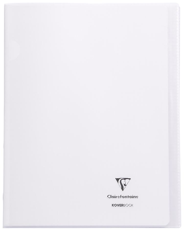 Piqure  24x32 - 90g - 96 p - Séyès - Koverbook couverture transparente incolore