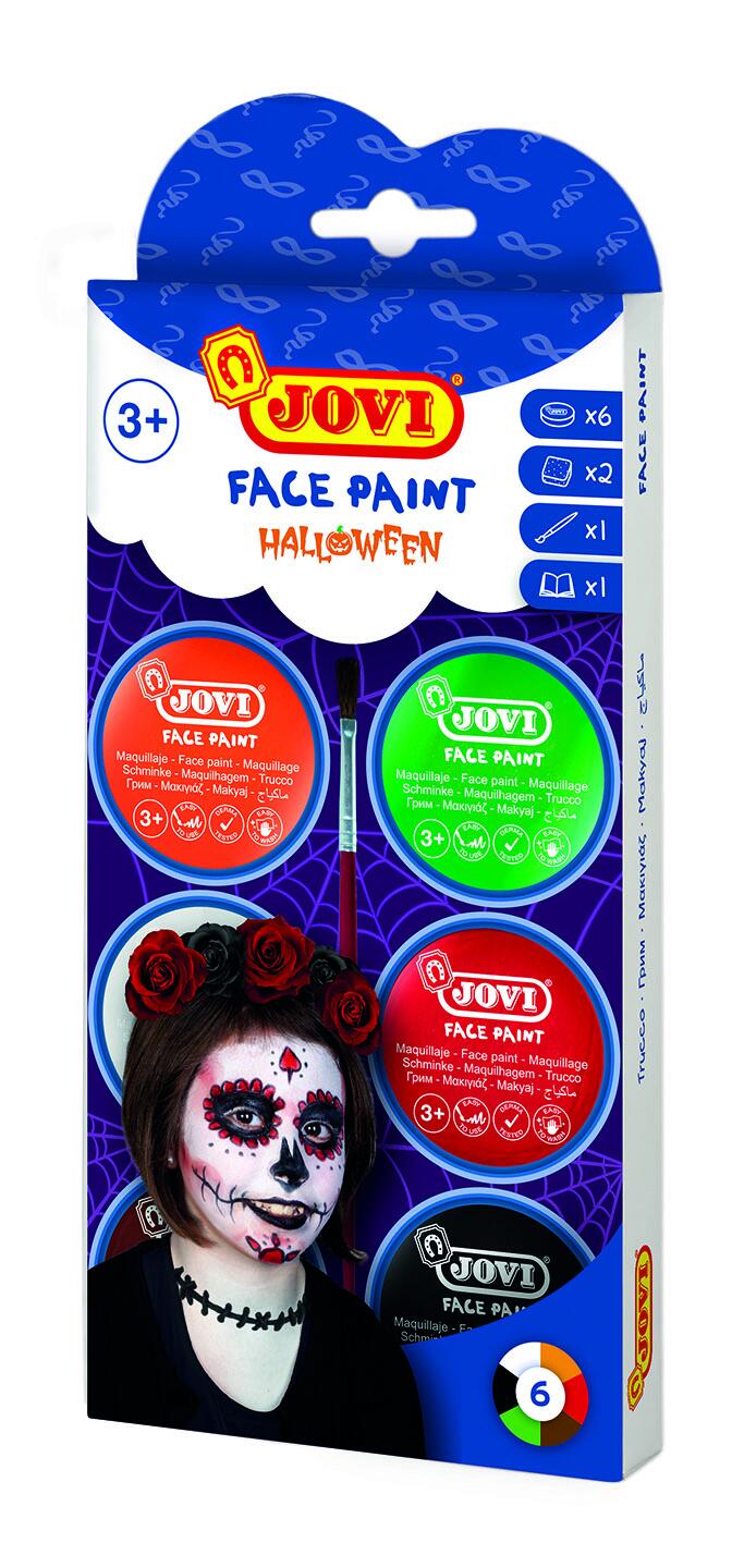 Palette 6 fards de 20 ml - Couleurs assorties - Halloween