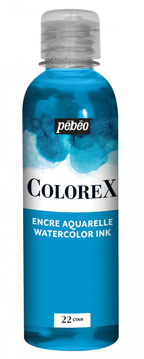 Encre Colorex Pebeo 250 ml - Cyan