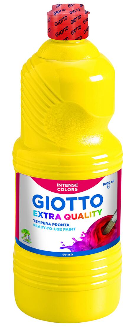 Gouache Giotto - 1 litre - Jaune foncé