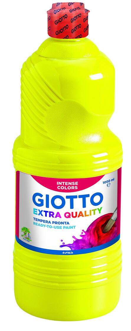 Gouache Giotto - 1 litre - Jaune primaire