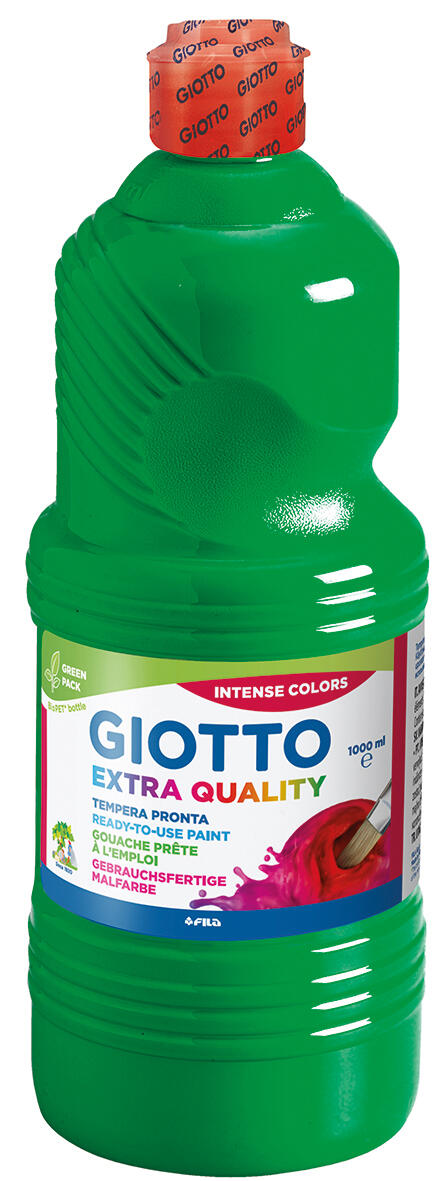 Gouache Giotto - 1 litre - Vert franc