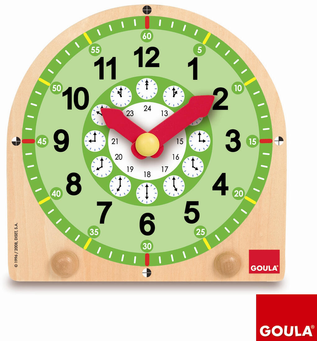 Horloge éducative - Pour apprendre les heures et les minutes