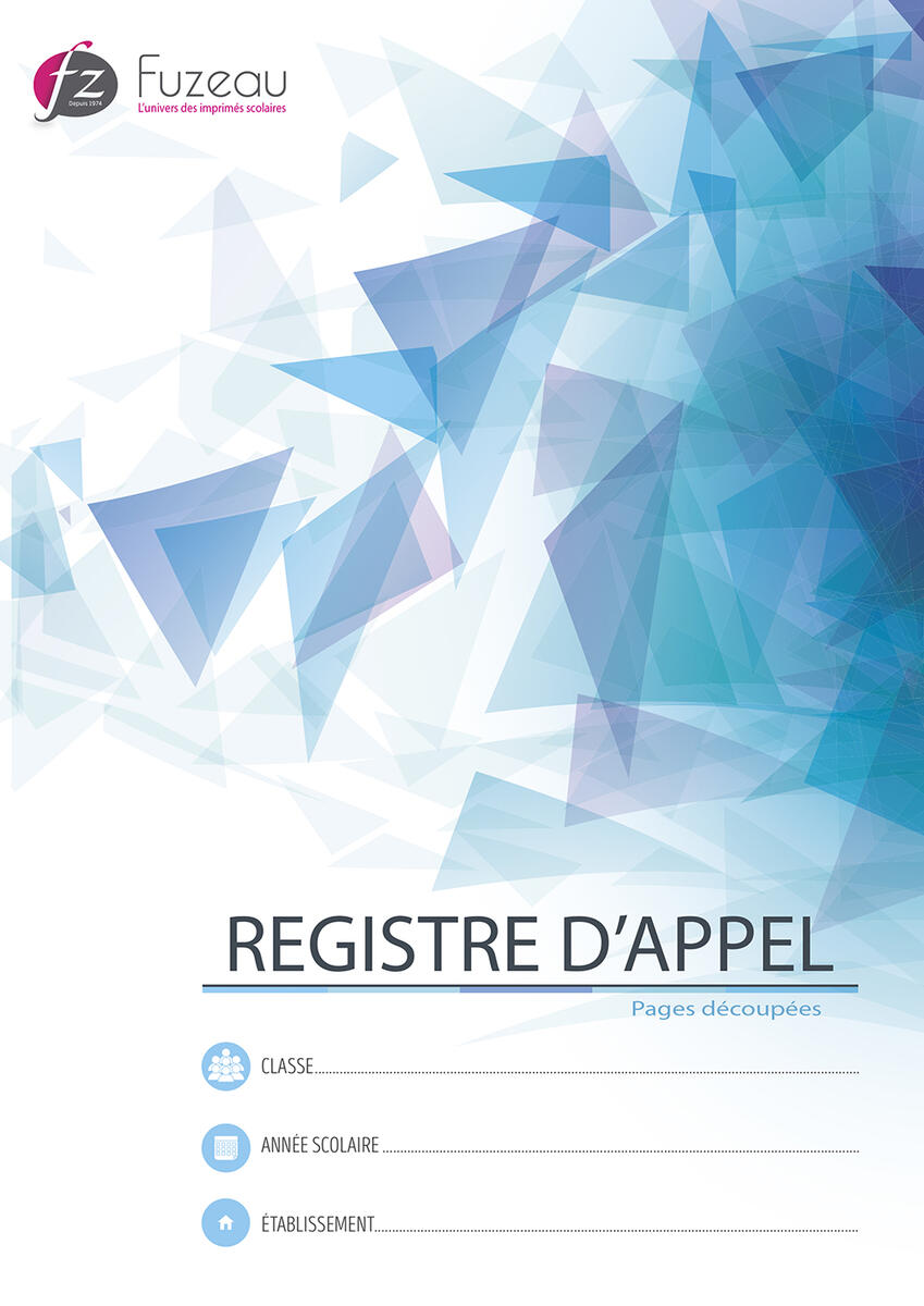 Page De Garde Registre D appel Registres