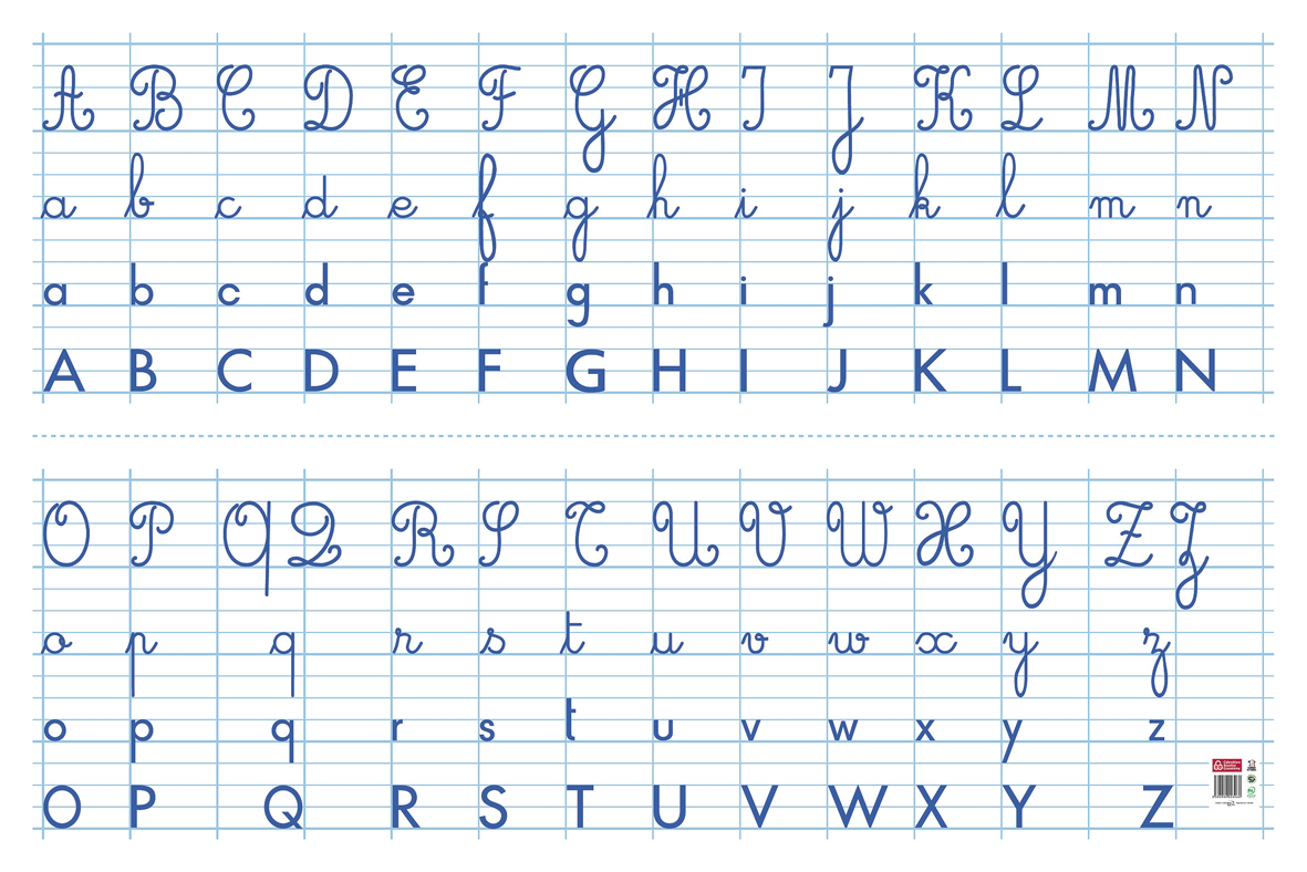 Tableau alphabet - Format 80 x 120 cm