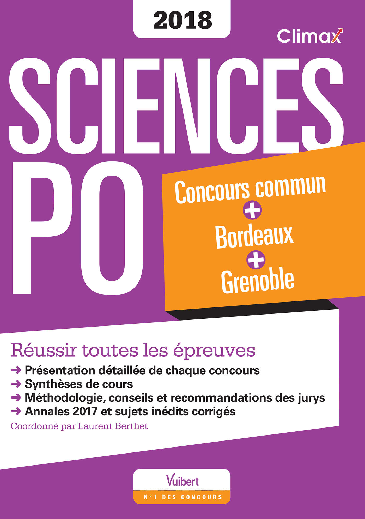 CONCOURS SCIENCES PO 2018 5E EDT