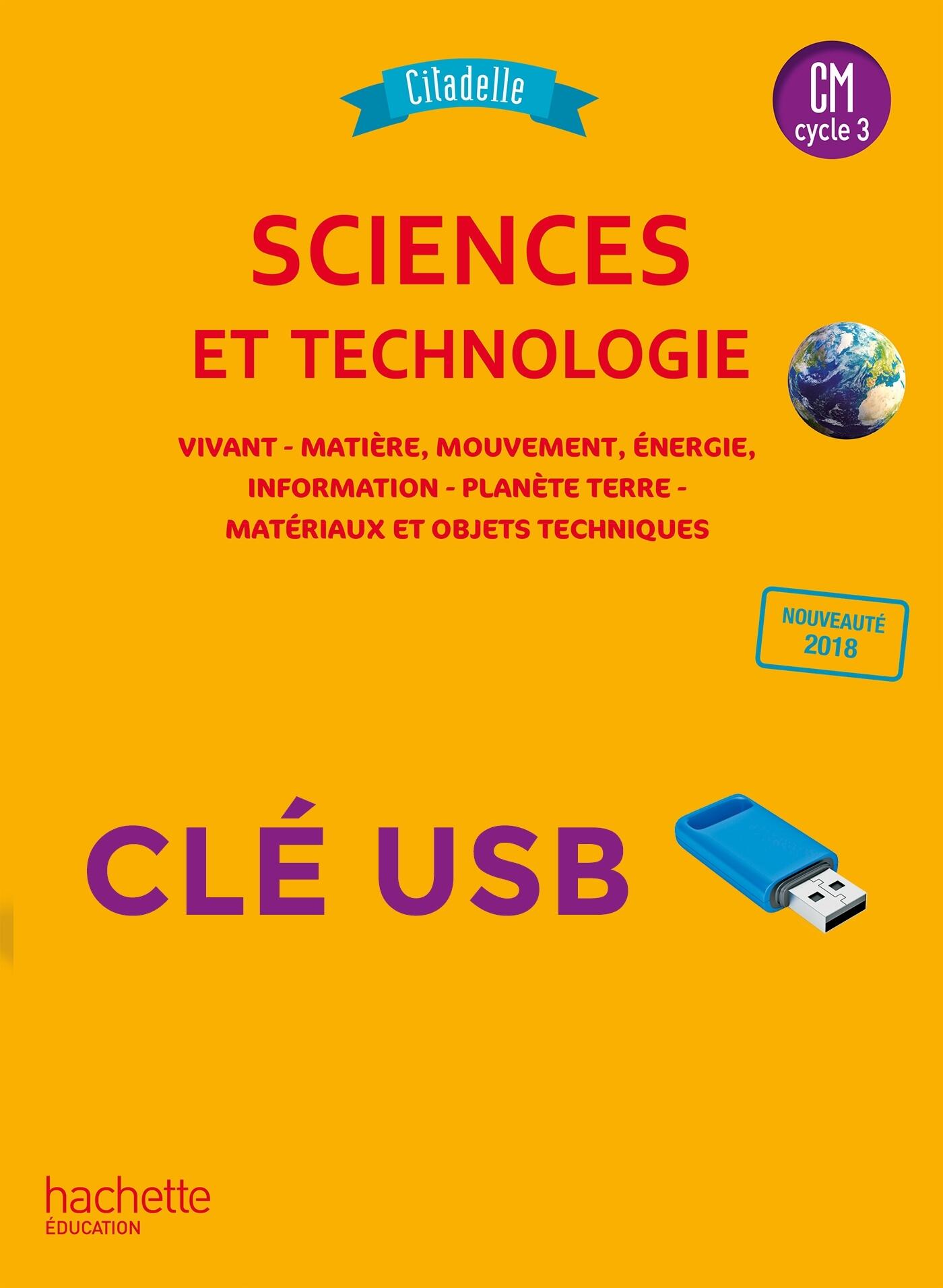 CITADELLE SCIENCES CM - CLE USB - ED. 2018
