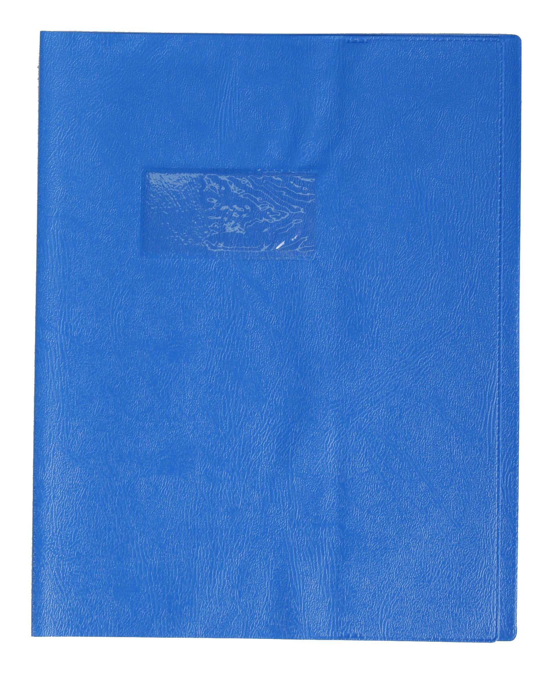 Protège-cahier nylon uni 20/100e - 17x22 - Bleu