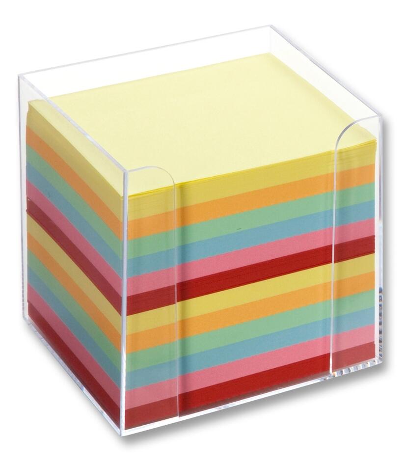Ft 9 x 9 cm - coloris assortis dans boîtier distributeur - 750fll