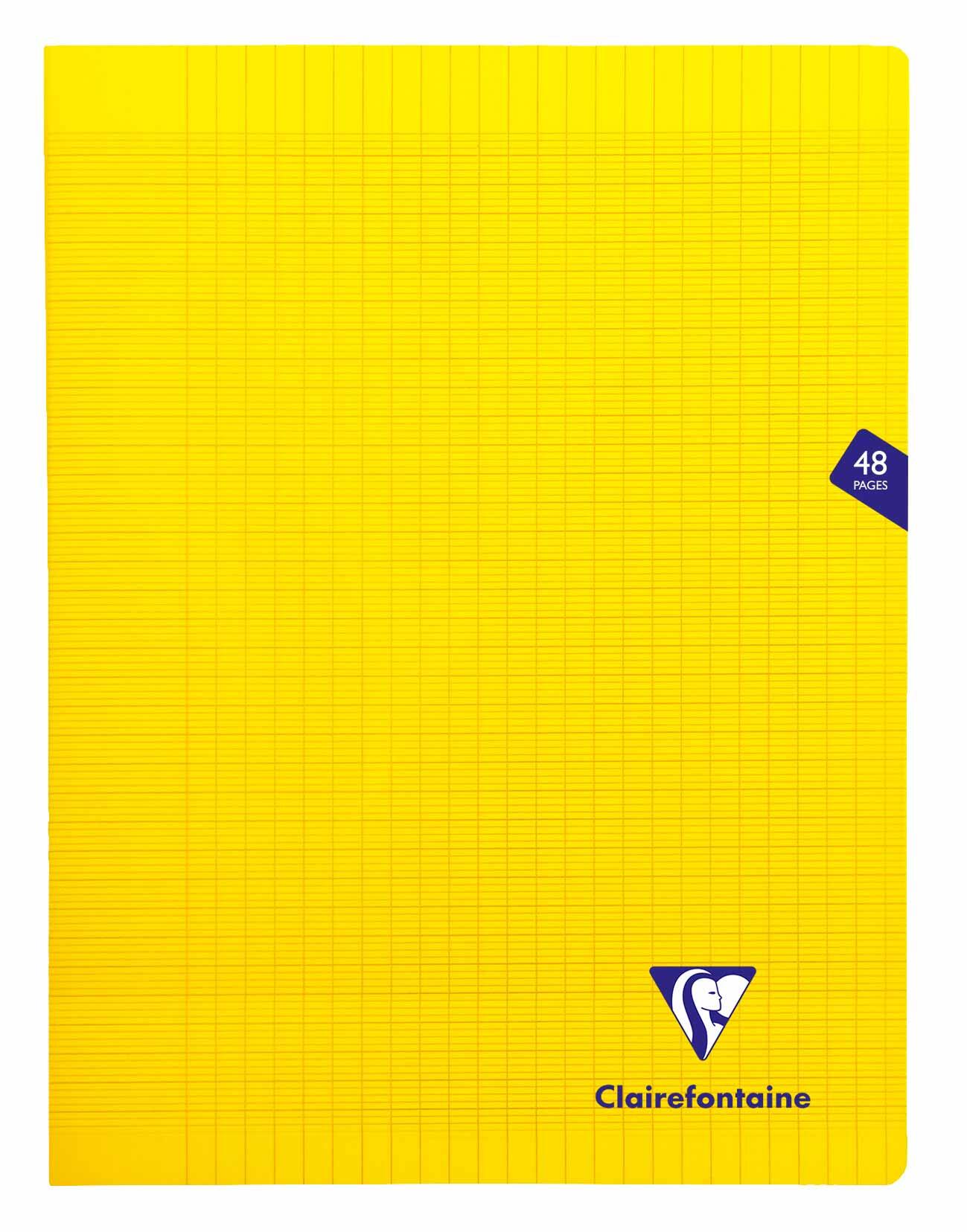 Piqure 24x32 - 90 g - 48 p - Séyès - couverture polypro jaune - MIMESYS