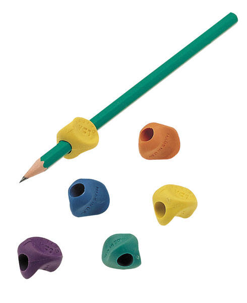 Sachet 10 formes en plastique souple à glisser sur le crayon -