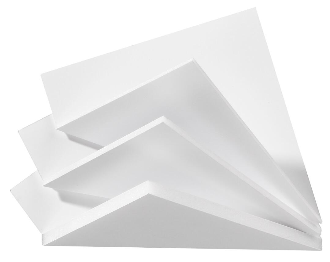 Feuille carton mousse blanc - 5 mm - 50 x 65 cm