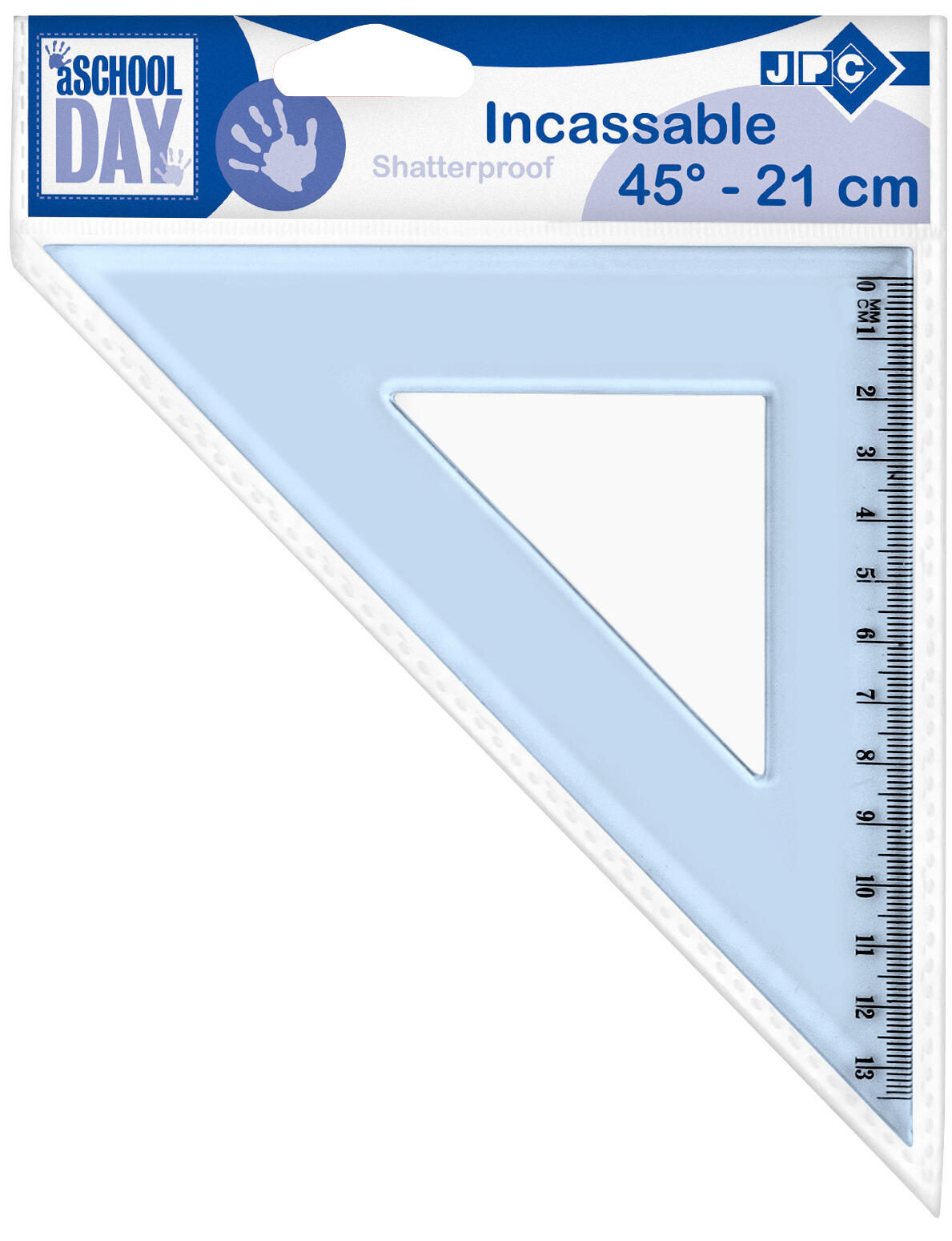 Equerre Flex 45° 26mm plastique Gamme Incassable - Librairie de France