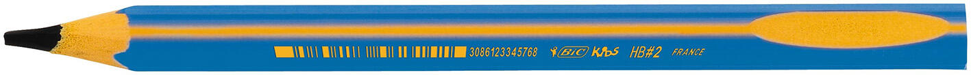 Boîte de 12 crayons graphite apprentissage - Bleu