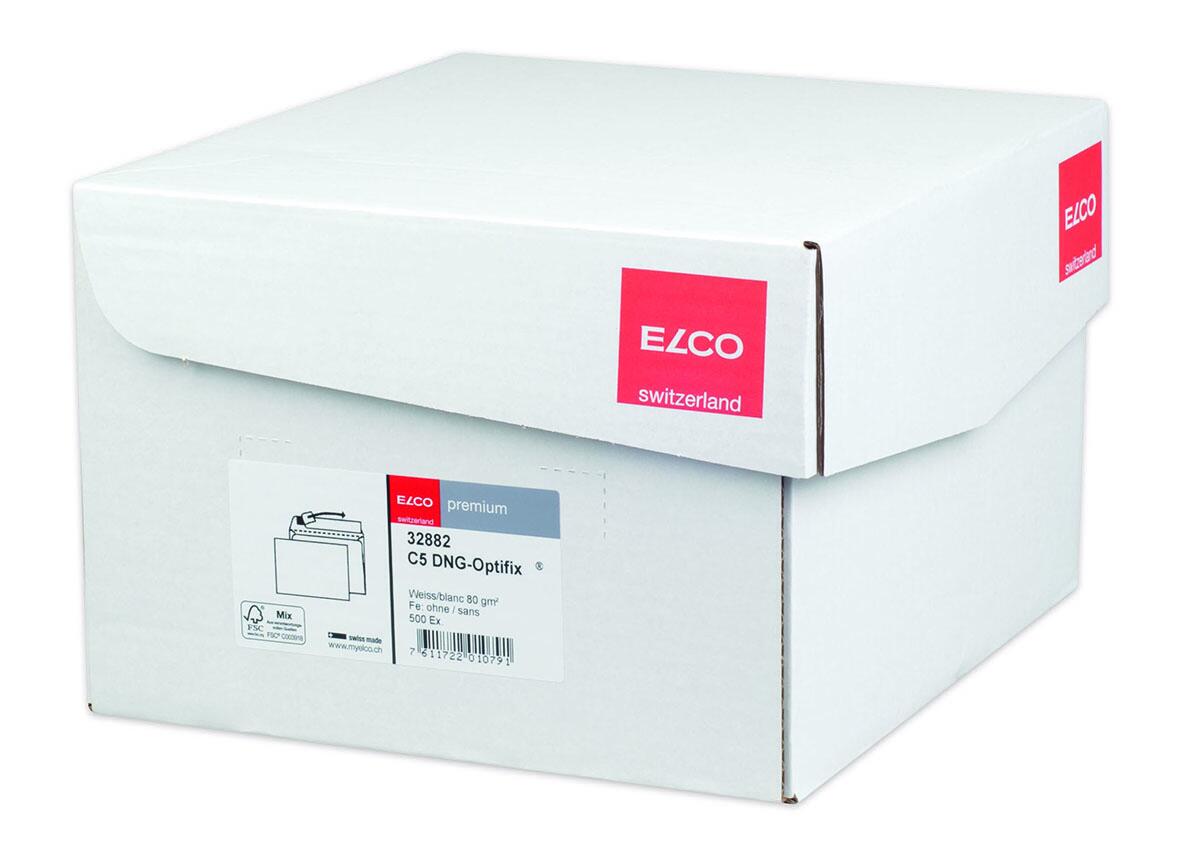 Boîte de 500 enveloppes blanches 162 x 229 - 80 g